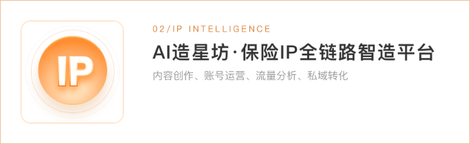 AI造星坊 · 保险IP全链路智造平台